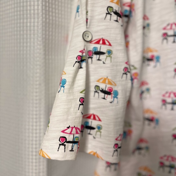 Summer 3/4 sleeve cotton t-shirt - Picture 2 of 6